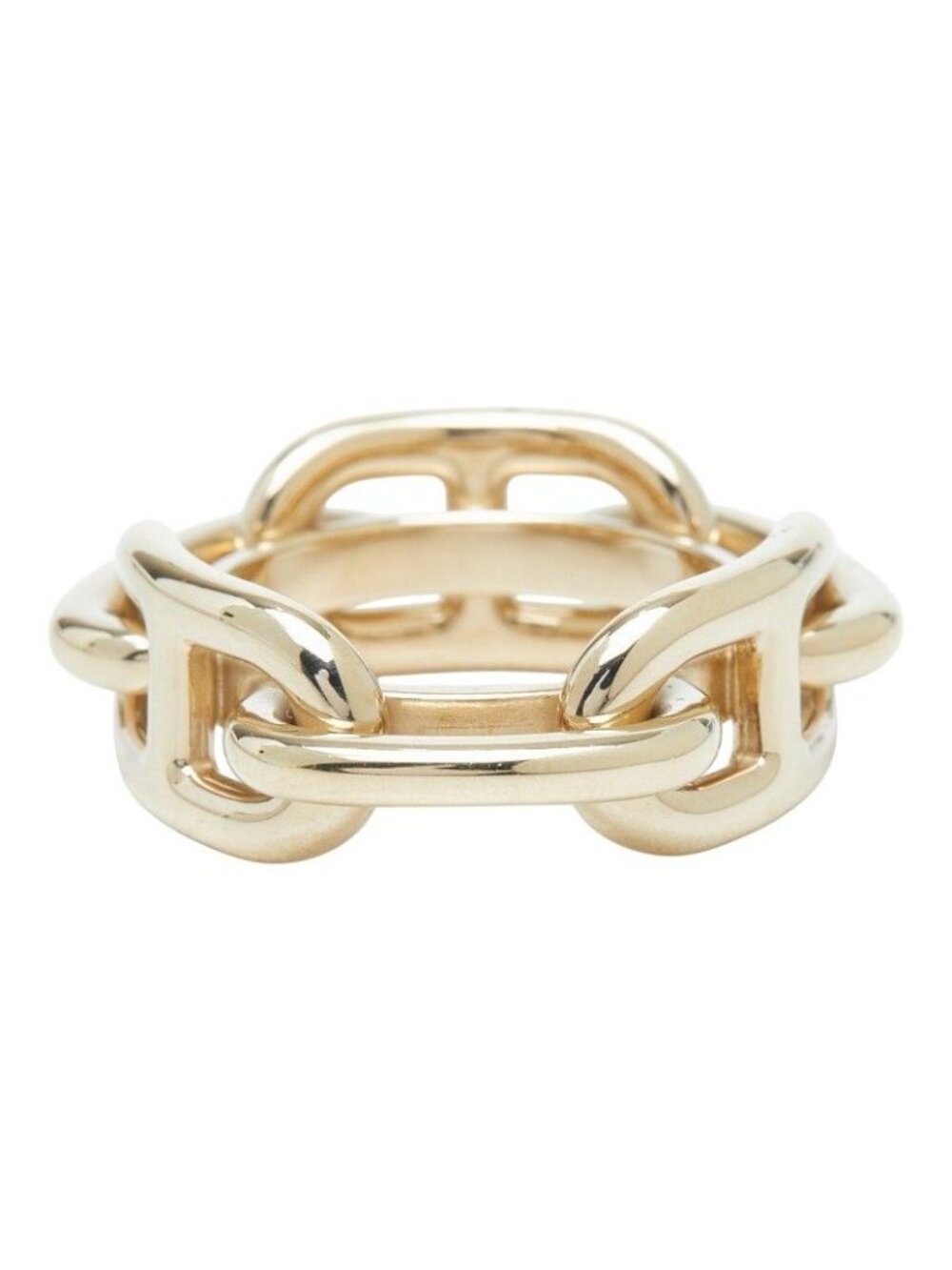 Hermes Chaine D'ancre Scarf Ring Gold Plated - Picture 4 of 6